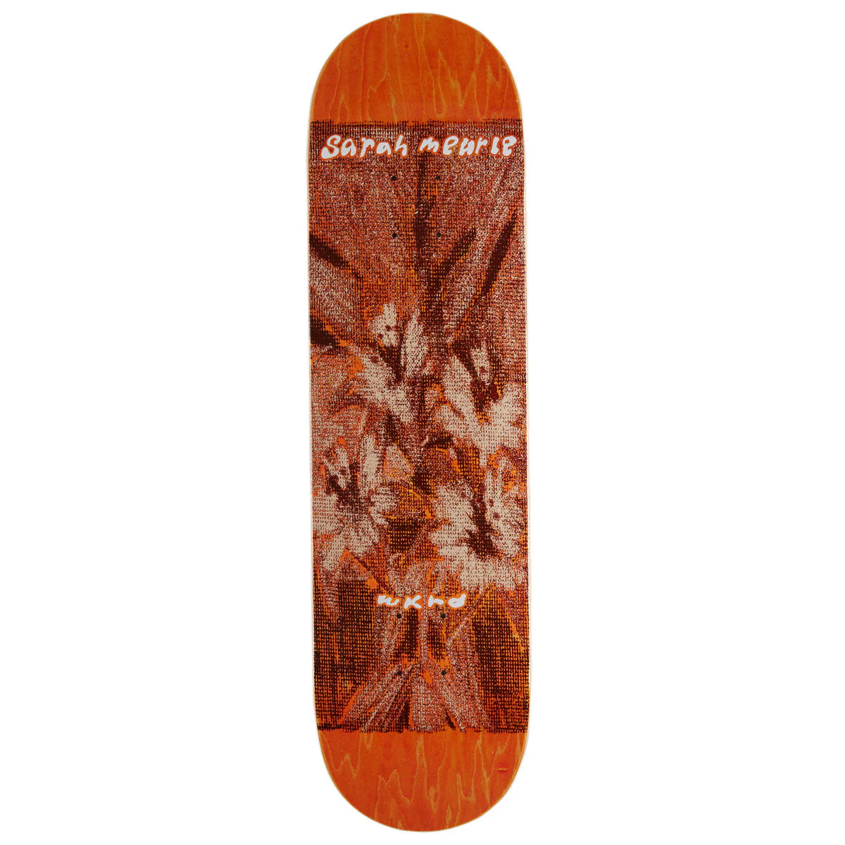 WKND Posy Sarah Meurle WB Skateboard Deck - Orange - 8.125"