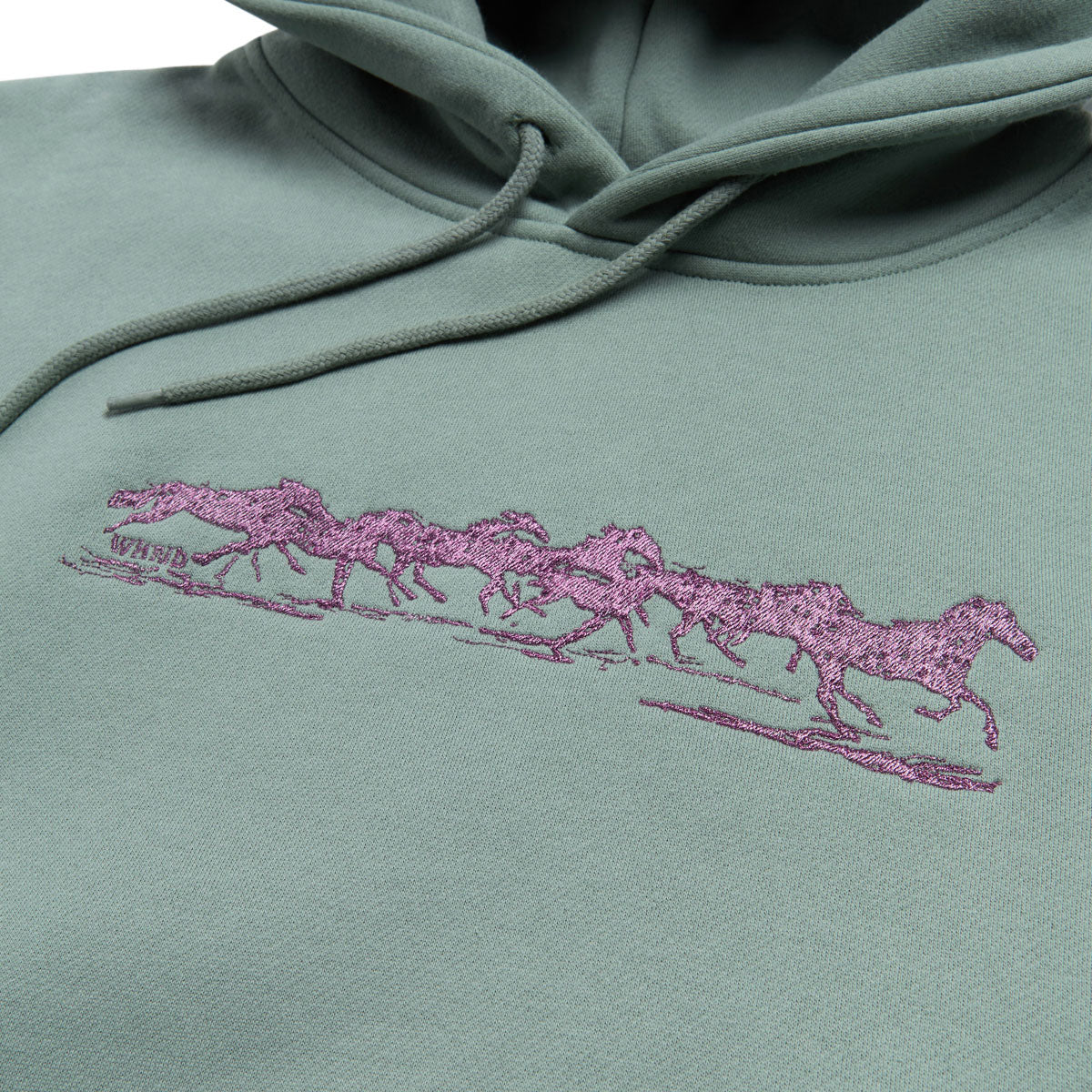 WKND Silver Stallion Hoodie - Sage Green - Image 2