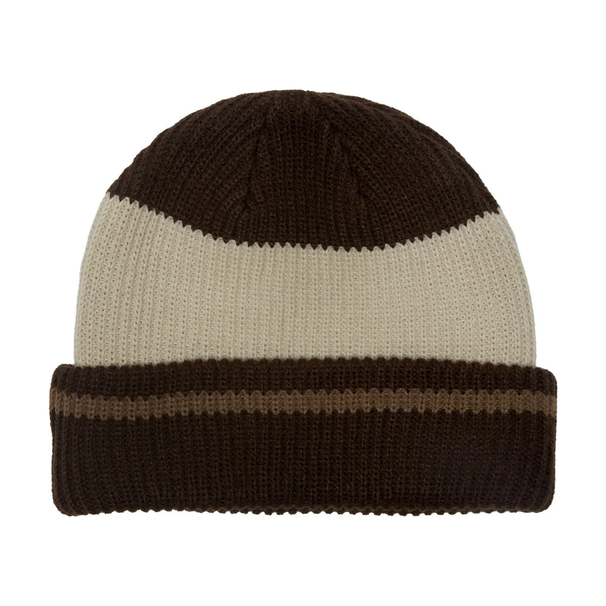 WKND Stripe Beanie - Brown - Image 2