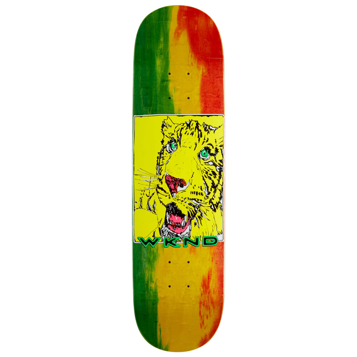 WKND Tiger Team SN Skateboard Deck - Tie Dye - 8.125"