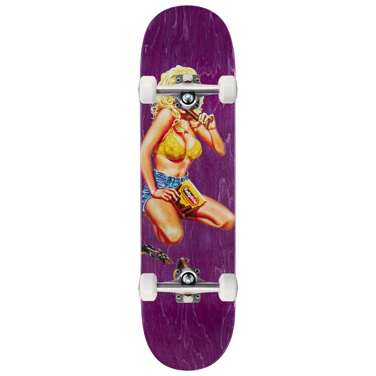 World Industries Kareem Campbell Fudgesicle EX7 Popsicle Skateboard Complete - 8.25"