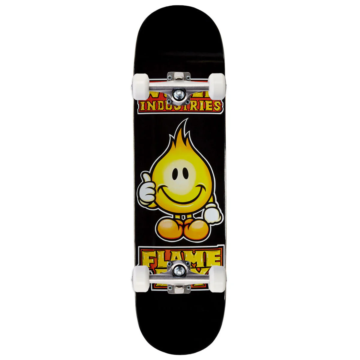 World Industries Solid Gold Flame Boy Skateboard Complete - 8.25"