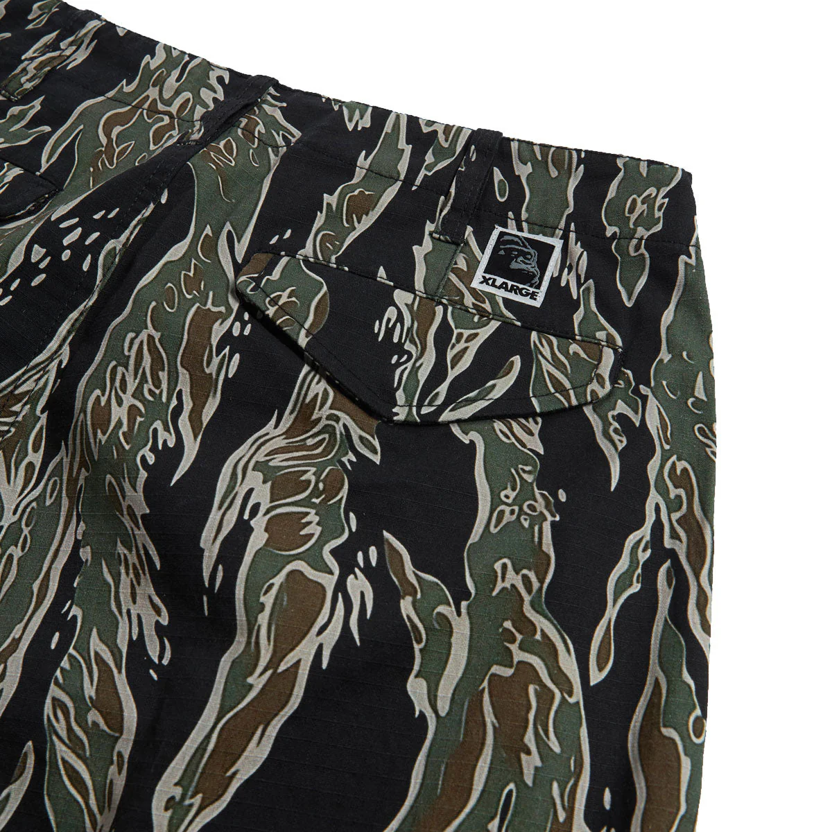XLarge Label Ripstop Cargo Pants - Olive - Image 5