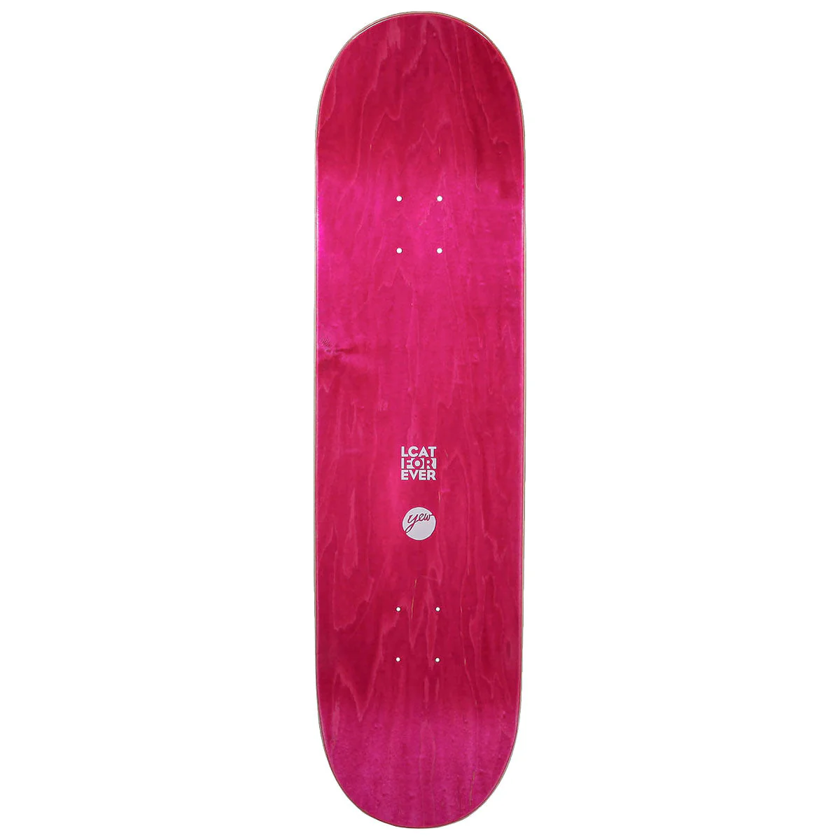 Yew I Love Yew Skateboard Deck - Blue - 8.50" - Image 2