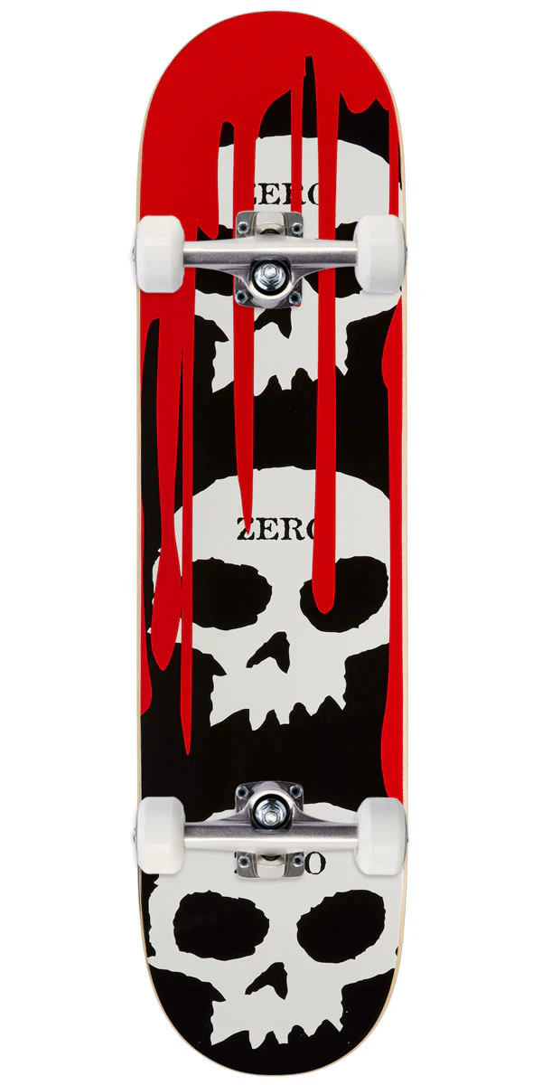 Zero 3 Skull Blood Skateboard Complete - 7.75"