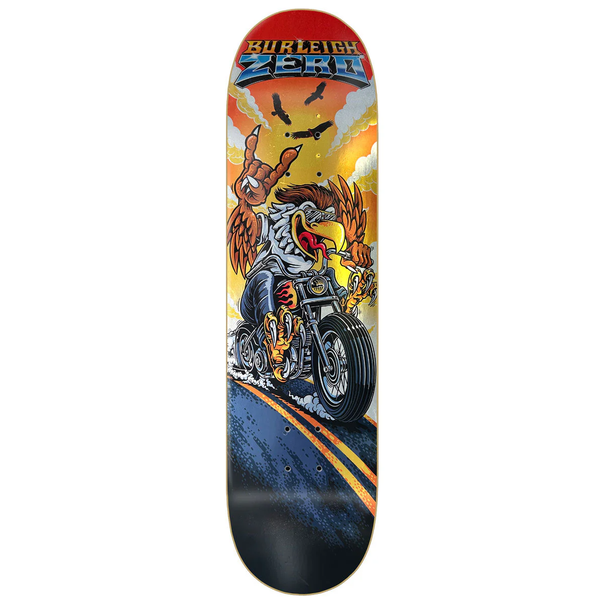 Zero Rockin Eagle Burleigh Skateboard Deck - 8.50"