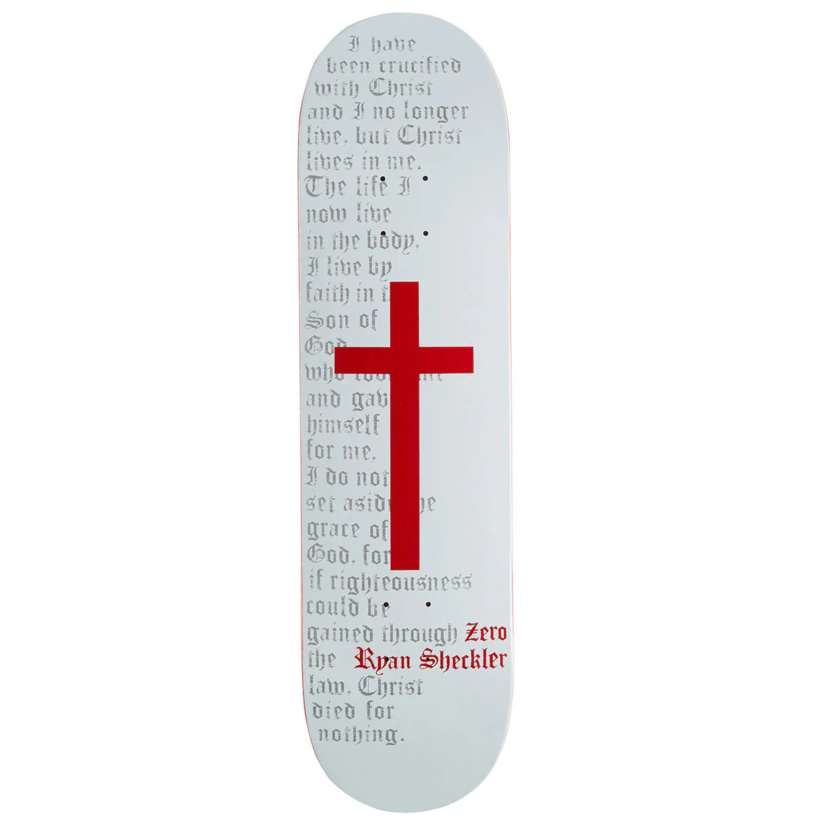 Zero Sheckler Cross Skateboard Deck - 8.25"