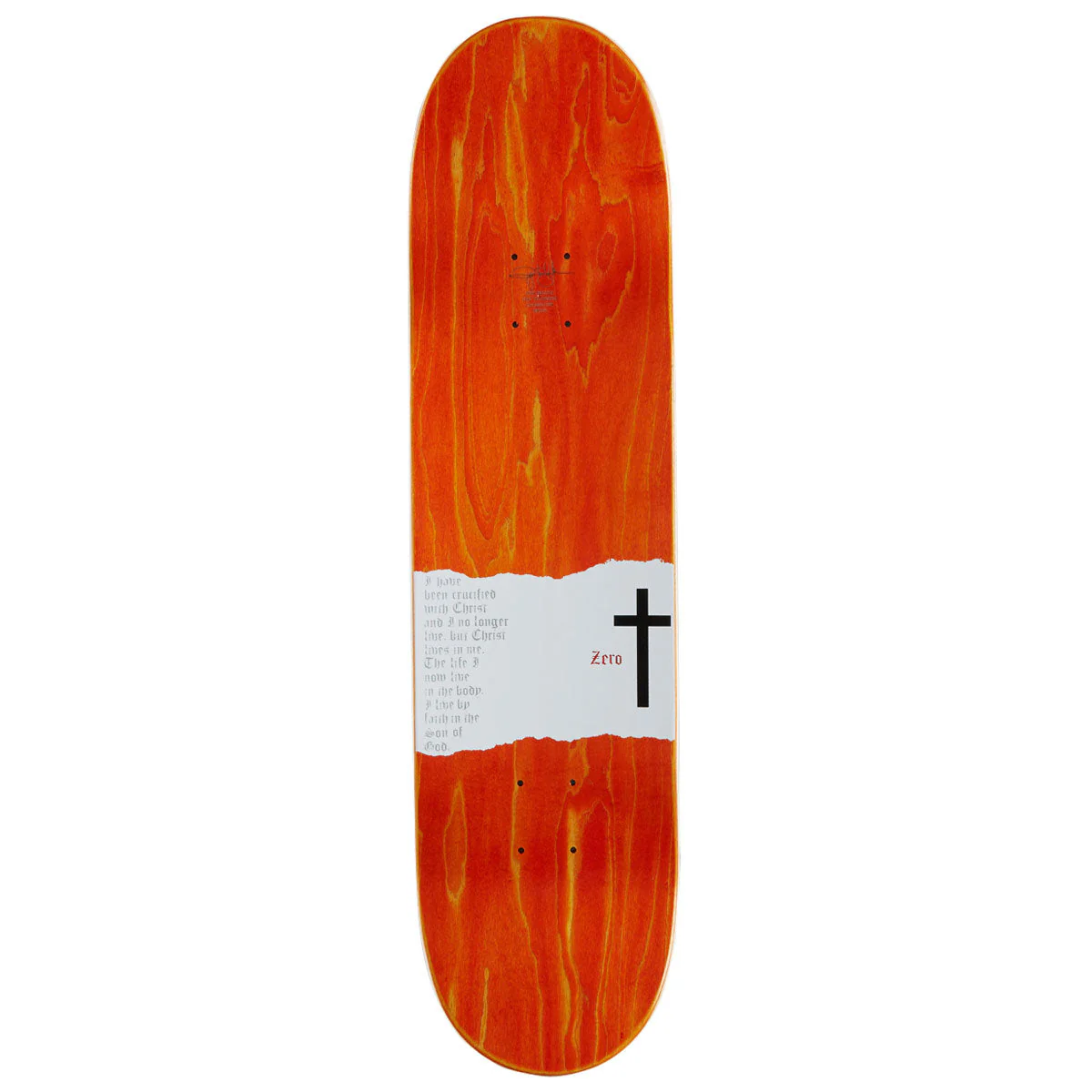 Zero Sheckler Cross Skateboard Deck - 8.50" - Image 2