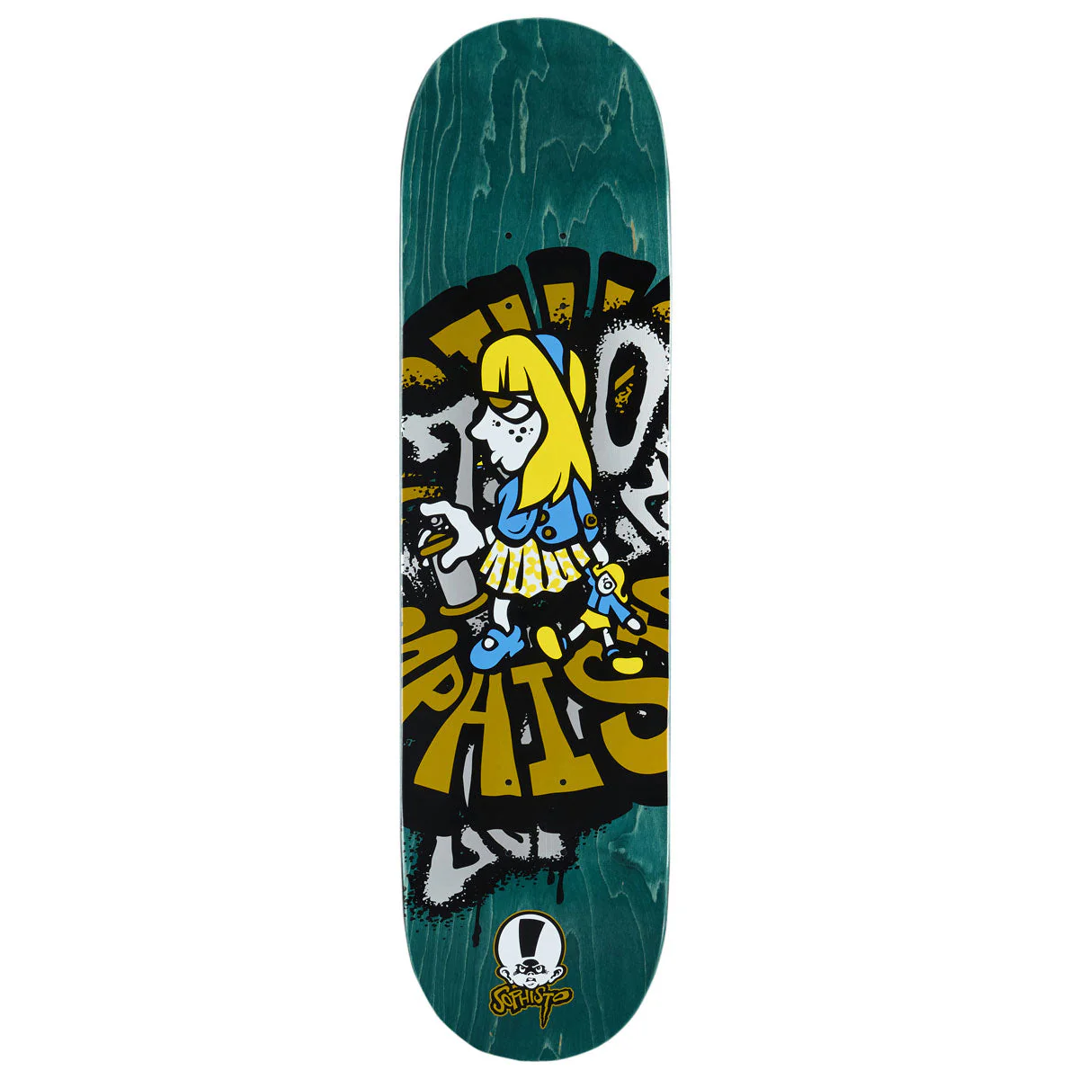 Zero Sophisto Suzie Spraycan EX7 Skateboard Deck - 8.25"