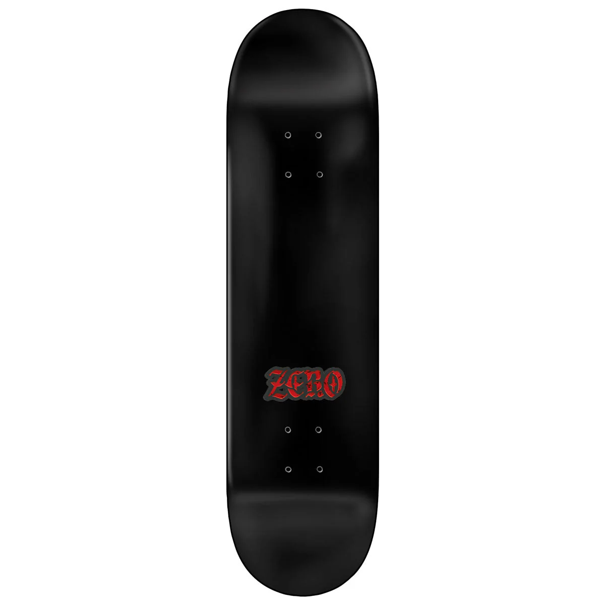 Zero Stained Glass Single Skull Skateboard Deck - Red - 8.50" - Image 2