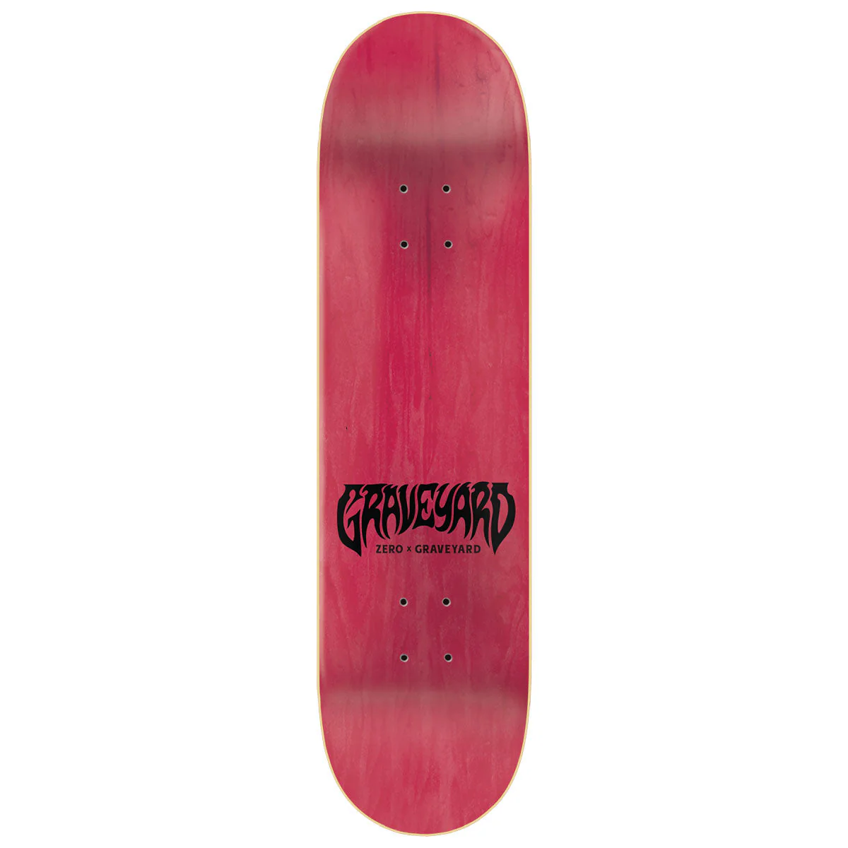 Zero x Graveyard Logo Skateboard Deck - 8.50" - Image 2